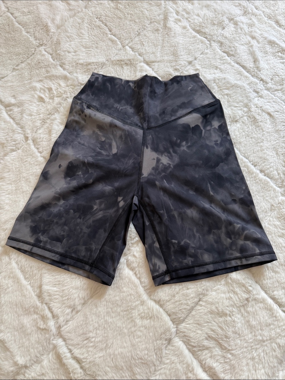 High-Waist Tie-Dye Women’s Bike Shorts